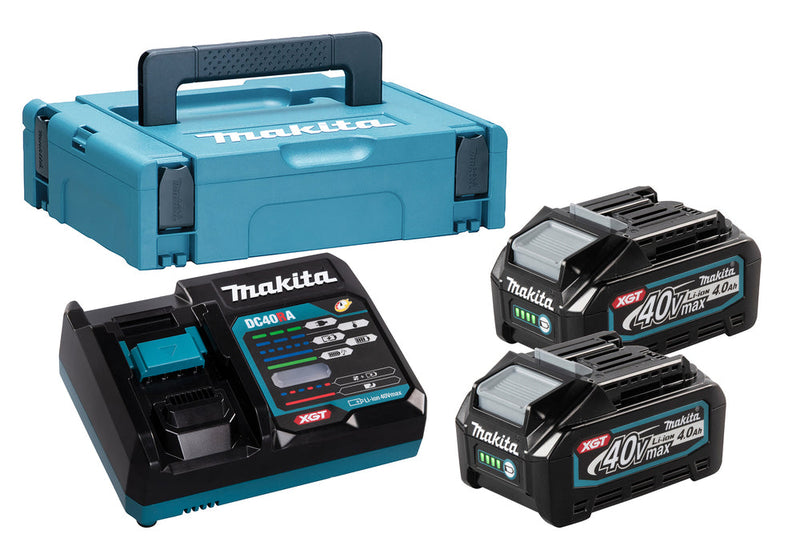 Packs Énergie 40Vmax XGT ® Lithium-Ion (2 batteries + 1 chargeur) en coffret MAKPAC191J97-1